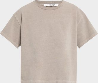 Slvrlake Denim Short-Sleeve Boxy Tee