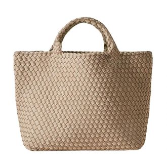 Naghedi St. Barths Medium Tote - Dames - Shoppers - Beige - ONE Size - Polyester - Tassen