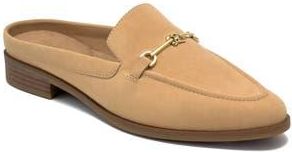 Aerosoles Erik Tailored Loafer Mule - Wide Width Available in Beige Bisque at Nordstrom Rack, Size 6.5