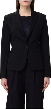 Dondup Stijlvolle Blazer Jas - Dames - Blazers - Zwart - S - Wol - Jassen