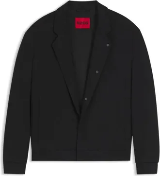 HUGO BOSS Slim-fit jacket in cotton-blend jersey