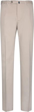 Incotex Batavia Broek met Ritssluiting - Heren - Chinos - Beige - S - Katoen - Broeken