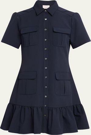 Cinq &agrave; Sept Jamie Short-Sleeve Shirtdress