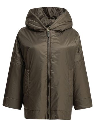Max Mara waterafstotend gewatteerd jack