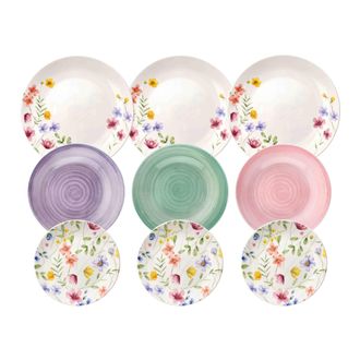 Tognana Tognana Servizio Di Piatti Madison Petals 18 Pezzi