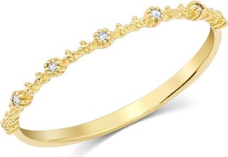 Set & Stones Sydney Diamond Ring in Gold at Nordstrom, Size 7
