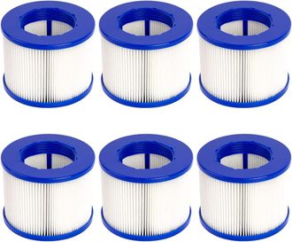 OEM Filtro De 6 Piezas Para Gymax, Compatible Con La Mayor&iacute;a De Jacuzzis, Ba&ntilde;eras De Hidromasaje, Ba&ntilde;eras Hinchables Y Piscinas