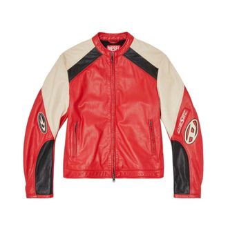 Diesel Jackets - male - Diesel - Light Jackets - Red - L - Jackets