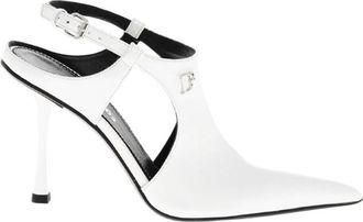 Dsquared2 White Logo Pumps