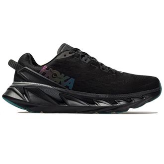 Hoka One One Hoka Elevon 2 Textile Womens Low Top Trainers - Black Dark Shadow - Size:UK 6.5