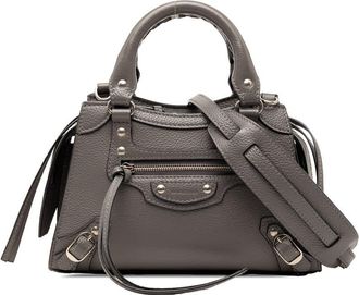 Balenciaga Pre-owned Balenciaga Mini Grained Calfskin Motocross Neo Classic City Satchel Ladies IGRJIXEAGPLEEAZW