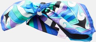 Pucci Pa&ntilde;uelo para el pelo Iride de algod&oacute;n