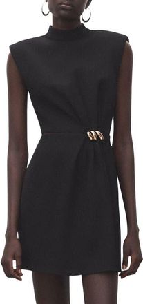 Mango Hardware Detail Dress in Black at Nordstrom, Size 2