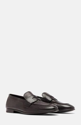 Scarosso Gregory Loafers in Dark Brown - Calf at Nordstrom, Size 42.5