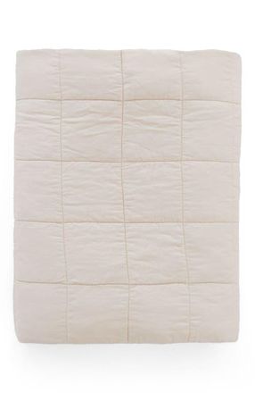 Pact Organic Cotton Organic Quilt in Bone at Nordstrom, Size King