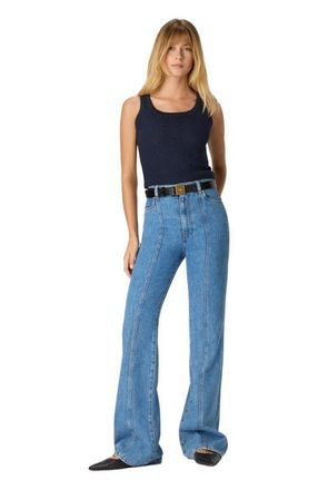 Missoni Cotton Blend Tank Top With Zigzag Pattern in Blue at Nordstrom, Size Medium