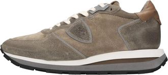 Philippe Model Suede Sneakers - Heren - Sneakers - Bruin - 42 EU - Su&egrave;de - Schoenen