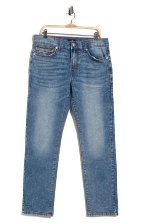 True Religion Geno Big T Flap Pocket Slim Fit Jeans in Light Celestine at Nordstrom Rack, Size 29