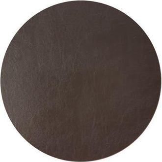 Frieling Davanti by Mattola Placemats Set of 6, Round 15 Inch Indoor Outdoor Table Placemats in Dark Brown at Nordstrom