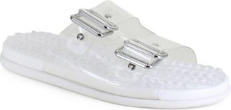 BCBGeneration Gelly Slide Sandal in Clear/White at Nordstrom Rack, Size 10