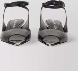 Alexander McQueen leather ankle-strap sandals