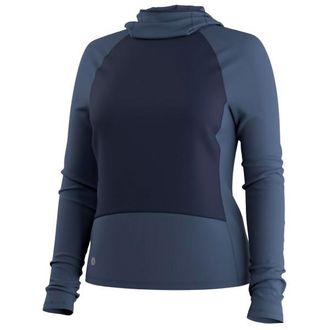 Smartwool Active Fleece Wind Hoodie Fleecepullover f&uuml;r Damen | blau