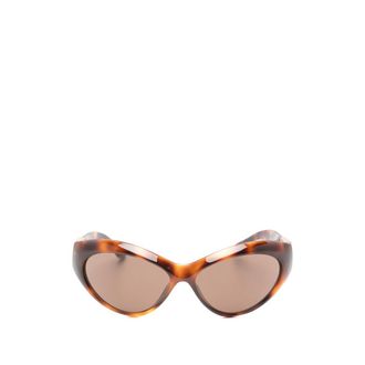 Gucci Tortoiseshell-effect Cat-eye Sunglasses