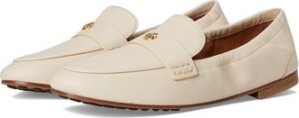 Tory Burch Ballet Loafer Womens Shoes New Cream : 10.5 M, Suede
