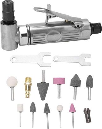 OEM Amoladora Neum&aacute;tica, M&aacute;quina De Grabado Neum&aacute;tica De &Aacute;ngulo Recto De 0,3, 20.000 Rpm Con Interruptor De Seguridad, Para El Procesamiento De Neum&aacute;ticos