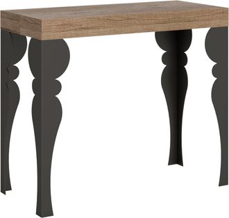 Itamoby Tavolo Consolle lecce Allungabile In Legno Per Sala Da Pranzo -allungabile Fino A 196 Cm / Classic / Quercia