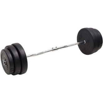 vidaXL vidaXL Bilanciere Curvo con Dischi 90 kg