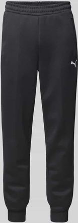 Puma Sweatpants mit Logo-Stitching Modell ALWAYS ON TRACK in Black, Größe XXL