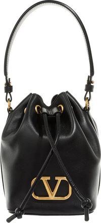 Valentino Garavani Crossbody Bags - VLogo Bucket Bag - black - Crossbody Bags for ladies