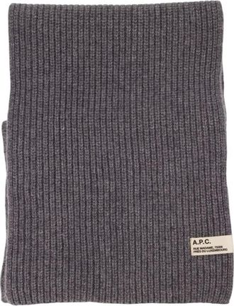 A.P.C. A.p.c., Accessoires, unisex, Grijs, ONE Size, Wol, Sasha Sjaal