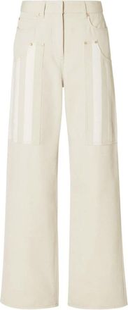 Fendi Mujer, Pantalones, Beige, Talla: M