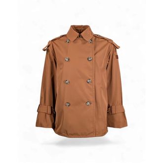 Peuterey Trench Coats, female, Brown, Size: XS Pokera TJT