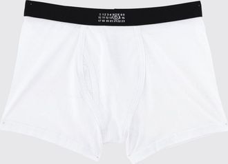 Maison Margiela Boxer slim fit in cotone stretch con vita logata