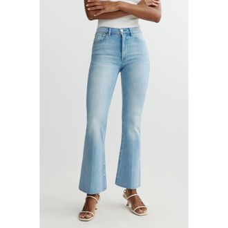 DL1961 Bridget Boot Instasculpt High Waist Crop Jeans in Prairie at Nordstrom, Size 31