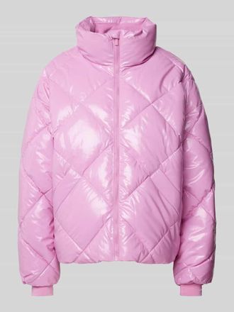 Aim'n Steppjacke mit Stehkragen in Rosa, Gr&ouml;&szlig;e L
