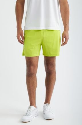 Malbon Golf MRC Tech Water Repellent Running Shorts in Green Acid at Nordstrom, Size Xx-Large