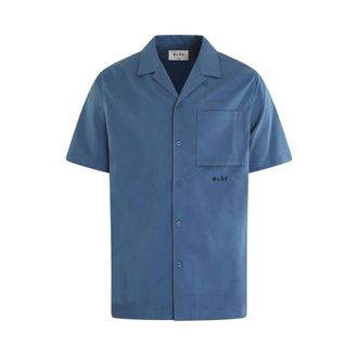 Olaf Hussein Uomo, Magliette, Blu, S, new