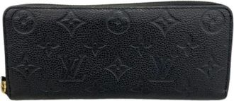 Louis Vuitton Pre-owned Clemence Long Wallet - - Pre-owned - Donna - Nero - ONE SIZE