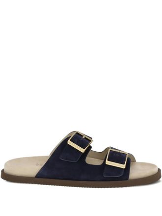 Brunello Cucinelli Sandalen met gesp en bandje - Blauw