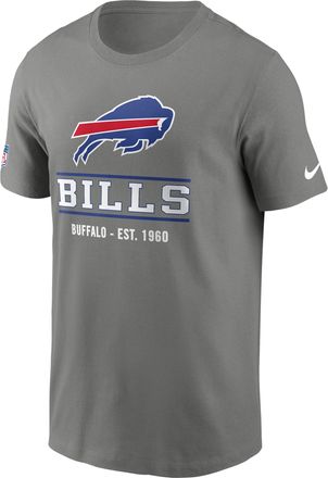 Nike Buffalo Bills Essential Nike Mens Dri-FIT NFL Short-Sleeve T-Shirt in Grey | 02ET01PQ81-TC1