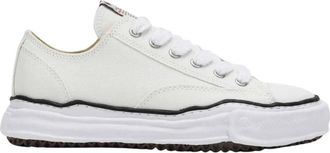 Miharayasuhiro Peterson OG Sole Canvas Low-top Sneaker - Heren - Sneakers - Wit - 40 EU - Katoen - Schoenen