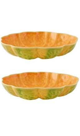 Bordallo Pinheiro Plato de Pasta - Set de 2 - Calabaza