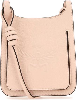 MCM Pastel Pink Mini Himmel Crossbody Tas - Dames - Schoudertassen - Roze - ONE Size - Leer - Tassen