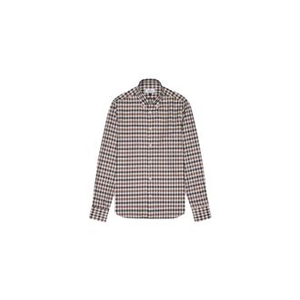 Aquascutum Casual Shirts - Heren - Casual Overhemden - Veelkleurig - M - Katoen - Overhemden