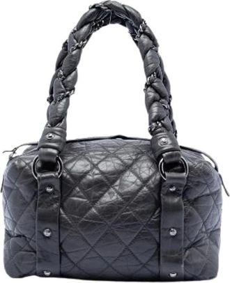 Chanel Pre-owned Handbags, female, Black, Size: ONE SIZE Pre-owned Handbag