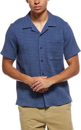 Vince Provence Plaid Collar Shirt